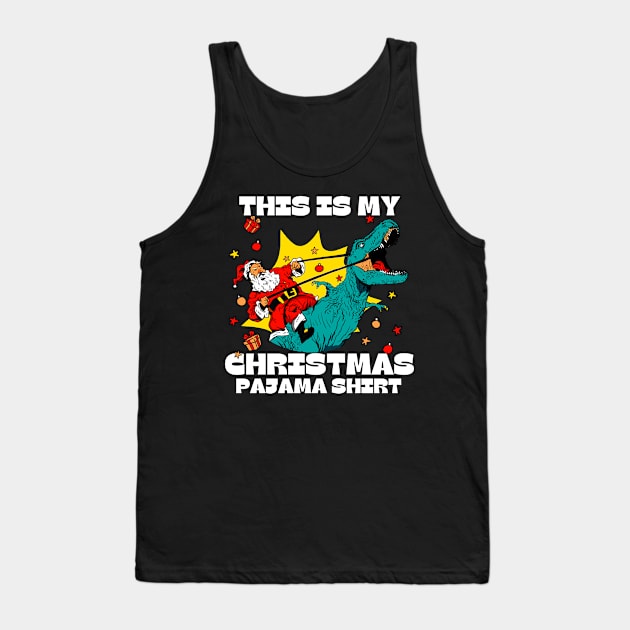 Cute Christmas Party Pajama Tank Top by JB.Collection